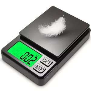 0.01g 1000g LCD Display Electronic Scale Personal Kitchen Table Tool with Battery Power Source for Baking Kitchen Accessories