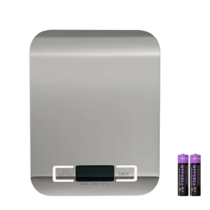0.1g 5000g Stainless Steel Digital Electronic Kitchen Scale with Weight Measuring Function Battery Powered