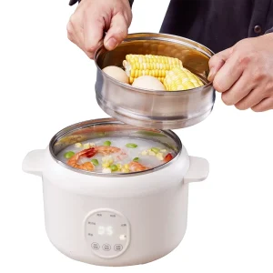 1-2 Electric Rice Cooker Intelligent Rice Cooker Customized Plastic Stainless Steel Pot