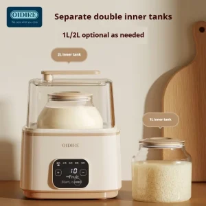 1-2 Liter Smart Household Multi-functional Yogurt Maker for Making Natto, Kimchi, and Rice Wine Fermentation