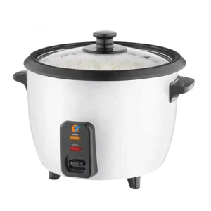 1.0L 1.8L Rice Cooker White Flower Printing Non Stick Electric Rice Cooker China Factory Direct Supply