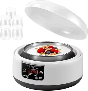 1.2L Automatic Small Yogurt Maker Homemade Rice Wine Fermenter Natto Fermentation Cup Dividing Yogurt Machine