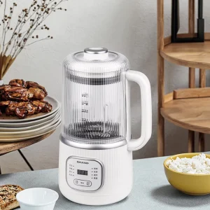 1.2L Detachable 6 Blades Pure Copper Motor Heat Preservation Soybean Nut Milk Blender