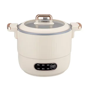 1.2L Digital Timer Electric Multi Cooker with Auto Shut-Off for Home Kitchen