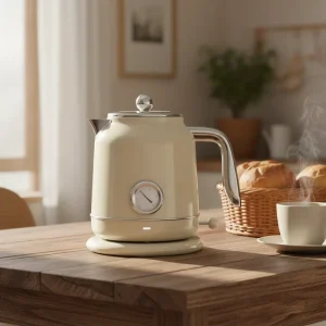 1.2L Electric Kettle Stainless Steel Electric Kettle with Temperature Display Household Electric Kettle for Home Kitchen Use