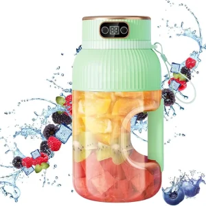 1.2L Multifunctional Portable Juicer Cup USB Rechargeable Outdoor Camping Smoothies Blender with Digital Display