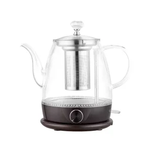 1.2L Water Glass Electronic Home Appliances Boil Dry Protection Electric Kettle Anti-scald Glass Kettle with Filter Tea Kettle