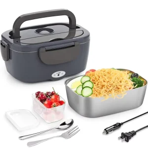 1.50L Self Heating Thermal Lunch Box Electric Food Warmer Lunch Boxes Portable Car Truck Home for Driver Student