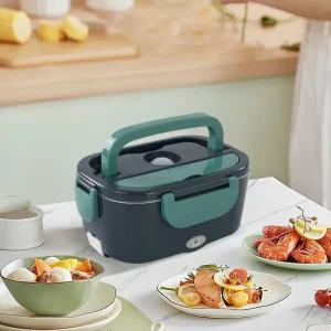 1.5L 140W Handle Design Heating Outdoor Portable Electric Lunch Box with Carry Bag