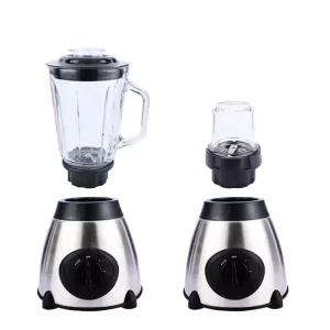 1.5L 2 in 1 Blenders and Drinks Makers Juicer 850w 5 Speed With Stainless Steel Jar Electric Food Mixer Blender