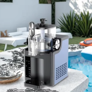 1.5L 220W Automatic Stainless Steel Slushies Maker Household Use Ice Shaver for Hotel Producing Slush Milkshake