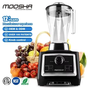 1.5L 2L Coffee Shop Bar Hotel NSF ABS 1500W 2200W Electric High Speed Heavy Duty Commercial Blender