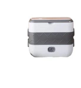 1.5L Electric Stainless Steel Sublimation Lunch Box Warmer Thermal Tiffin Lunch Box Set