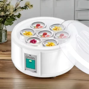 1.5L Electric Yogurt Maker Fermenter Automatic Multifunction Stainless Steel Household Use Yogurt Maker Machine 7 Yoghurt Cups