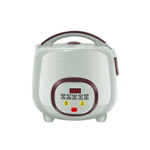 1.5L Green Mini Smart Electric Low Sugar Rice Cooker with Stainless Steel Inner Pot Multifunctional Household Use