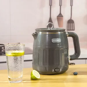 1.5L Portable Electric Kettle 1500W Fast Boil Stainless Steel Water Kettle Auto Shut-Off Boil-Dry Household