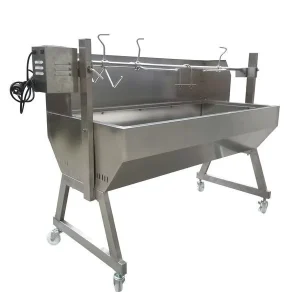 1.5m Stainless Steel Spartan Spit Rotisserie with Windshield