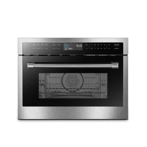 1.6 Cu. Ft. Touch Control Stainless Steel Express Cooking Electric Compact Oven Built-in Microwave with Child Lock Setting