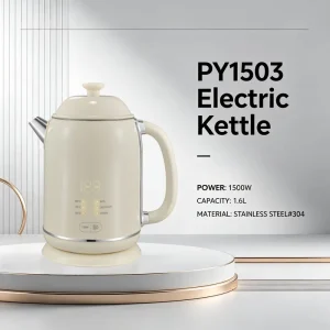 1.6L Electric Kettle Stainless Steel Tea Kettle with Keep Warm Function