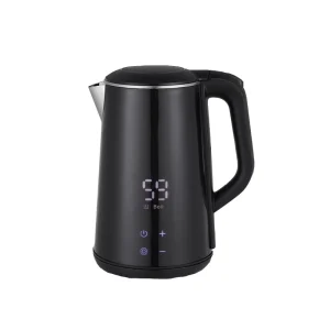 1.6L Home Kitchen Appliance 304 Stainless Steel Cordless Digital Control Portable Electric Kettle