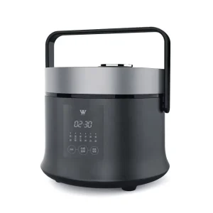1.6L Mini Electric Rice Cooker Multi-Color Optional Portable Travel Cooking Pot with Detachable Power Cord