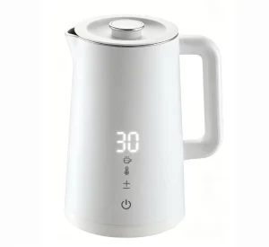 1.7L 3000W Stainless Steel Digital Control Automatic Shut off Cordless Electric Kettle D2217