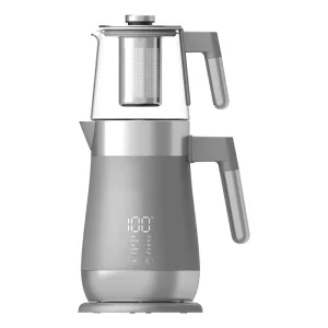 1.7L Automatic Glass Electric Kettle with Tea Infuser