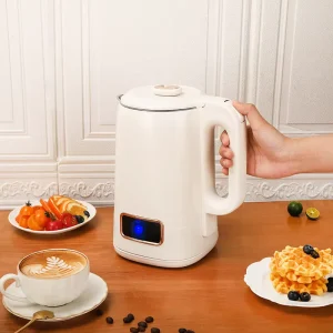 1.7L Plastic Insulated Electric Kettle Food Grade 1500W Cordless Keep Warm 360 Degree Rotational Household Hotel Use