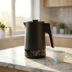 1.7L Portable Electric Kettle with Digital Display 304 Stainless Steel for Home Use