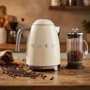 1.7L Stainless Steel Electric Kettle Auto Shut Off Boil Dry Protection Keep Warm with Scale Filter for Home Office