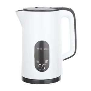 1.8 Liters Capacity 1500W Stainless Steel Double Wall Cordless Electric Kettle Temperature Control 360 Outdoor Hotel
