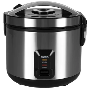 1.8L 10-Cup Stainless Steel Housing Electric Rice Cooker Portable Household Appliance GS CE ROHS LFGB REACH DGCCRF EPR and UKCA