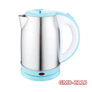 1.8L 1500W Fast Boiling Manual Electric Kettle High Borosilicate Glass Body 304 Stainless Steel Keep Warm Cordless