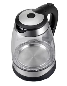 1.8L Cordless Glass Electric Kettle with Temperature Control Automatic Shut off Easy Pouring for Household Use