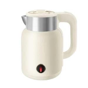 1.8L Electric Kettle OEM Portable Double Wall Automatic Shut off Cordless Stainless Steel Home Hotel Use Hot Water Ready