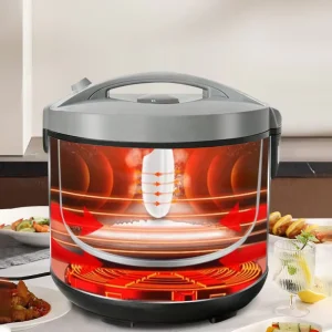 1.8L Electric Mini Rice Cooker with Mechanical Timer Control for Car and Hotel Use Household in African and Southeast Asian Markets