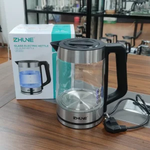 1.8L Glass Cordless Electric Kettle with Tea Maker Samovar 1500W Boil Dry Protection Home Use