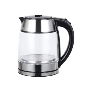1.8L Glass Electric Kettle Fast Boiling with LED Light Auto Shut Off & Boil Dry Protection Cordless