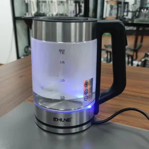 1.8L Glass Electric Kettle Household Durable Large Capacity Stainless Steel Kettle