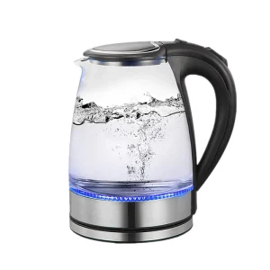 1.8L Glass Electric Kettle with Blue Light Automatic Power Off