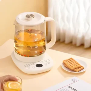 1.8L Glass Portable Electric Kettle Multi Function Water Heater Temperature Control Keep Warm Function Over Heating Hotel