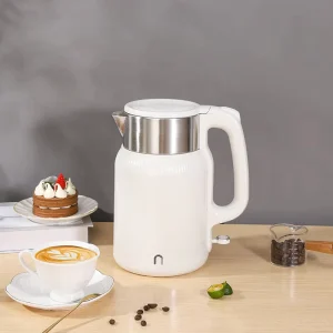 1.8L Household Cool Touch Double Layer Seamless Body Cordless Electric Kettle 1500W