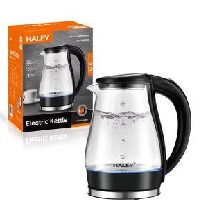 1.8L Household Electric Kettle 1500W Glass European Regulations for Boiling Water