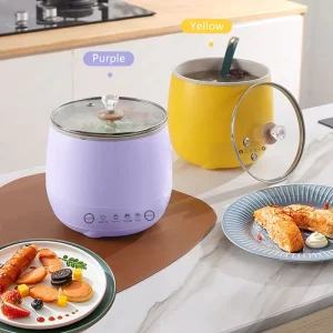1.8L Non stick Cooking Pot 110V 220V Multi function Mini Rice Cooker Electric