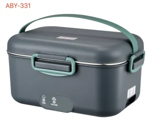 1.8L Portable Electric Lunch Box Multifunctional Heated Thermal Food Warmer Compatible 12V 24V 110V 220V