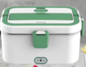 1.8L Portable Stainless Steel Buffet Food Display Warmer Heater Electric Lunch Box Chaffing Dish for Car and Home Use