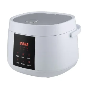 1.8L Smart Portable Electric Rice Cooker with Non Stick Inner Pot Measuring Cup Efficient Cooking for Everyday Use