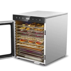 10 Layer Stainless Steel Mushroom Drying Machine Food Dehydrator Machine Household Food Dehydrator