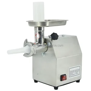 10 Small 100kg h Commercial Use Dog Food Fresh Electric Heavy Duty Professional Meat Grinder Slicer