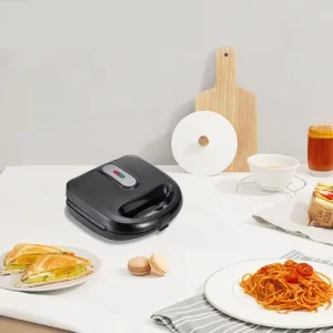10 in 1 Multi Functional Electric Sandwich Maker with Removable Plates for Breakfast Cakes Donuts and Waffles